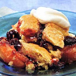 Cherry and Apricot Cobbler