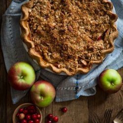 Apple-Cranberry Crumb Pie