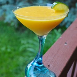 Mango Ice with Tequila and Lime