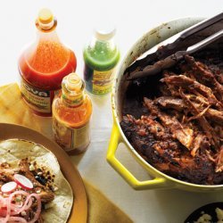 Chile-Braised Pork Shoulder Tacos