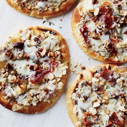 White Bean Flatbreads with Prosciutto and Cheese