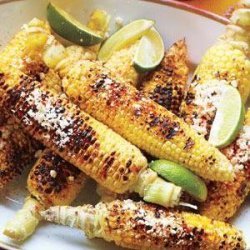 Grilled Corn With Cheese and Lime