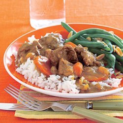 Curried Lamb Stew with Carrots
