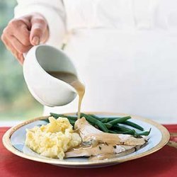 Parmesan-Sage Roast Turkey with Sage Gravy