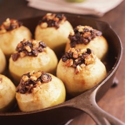 Stuffed Granny Smiths With Maple Sauce