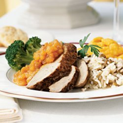 Pork Tenderloin with Dried Apricot and Onion Marmalade