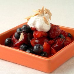 Summertime Fruit Salad with Cream