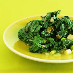 Spinach with White Wine