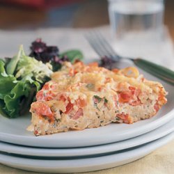 Frittata with Spaghetti and Tomatoes