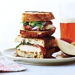 Grilled Ham, Chicken, and Gruyère Sandwiches