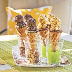 Mini Mocha Ice-Cream Scoops