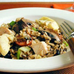 Chicken and Wild Rice with Smoked Sausage