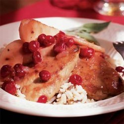 Pork Medallions with Cranberries and Apples