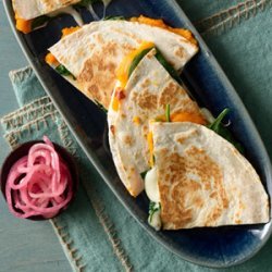 Sweet Potato and Spinach Quesadillas