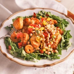 Black-Eyed Pea-and-Seafood Salad