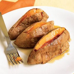 Roasted Sweet Potatoes With Maple Butter