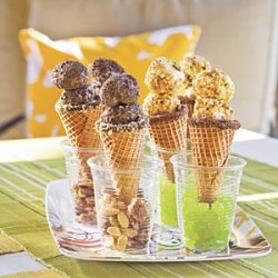 Mini Nutty Ice-Cream Scoops