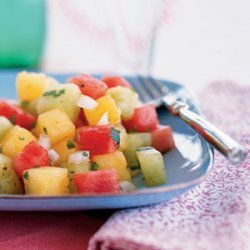 Picante Three-Melon Salad