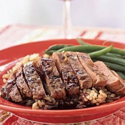 Seared Duck Breast with Ruby Port Sauce