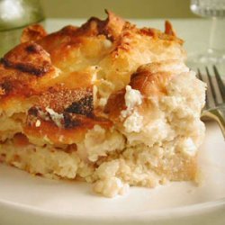 English Muffin Strata with Ham and Cheese