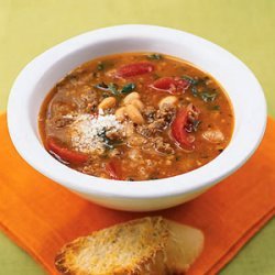 Sausage and Spinach Soup