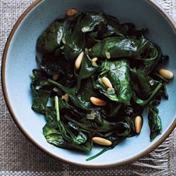 Sauteed Spinach and Pine Nuts