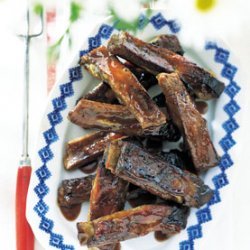 Grilled Spareribs with Cherry Cola Glaze