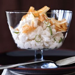 Coconut Rice Puddings with Crispy Coconut