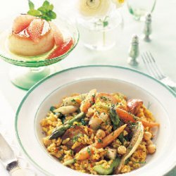 Spring Vegetable Paella