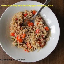 Bell Pepper and Rice Pilaf