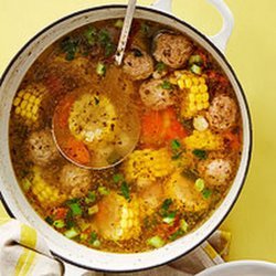 Turkey Albondigas Soup