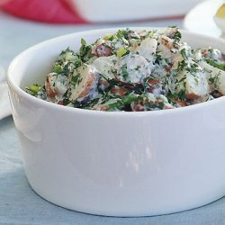 Creamy Potato Salad with Lemon and Fresh Herbs