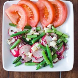 Green Bean and Radish Salad