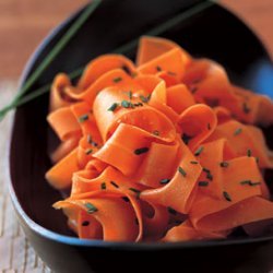 Orange-Glazed Carrot Ribbons