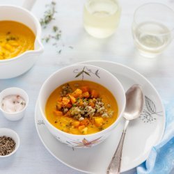 Barley and Roasted-Vegetable Soup