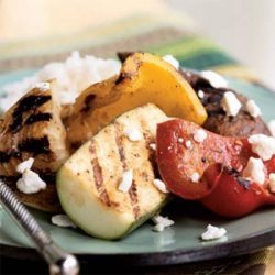 Grilled Vegetables with Feta