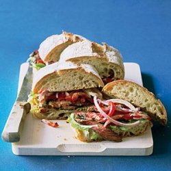 Hanger Steak Sandwiches with Chile-Lime Mayo