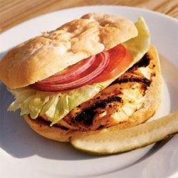 Grilled Grouper Sandwich with Chipotle Tartar Sauce