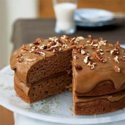Spice Cake with Caramel Icing