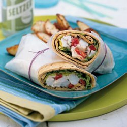 Lobster Wraps with Lemon Mayonnaise