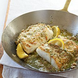 Roast Cod with Garlic Butter