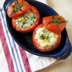 Baked Eggs in Tomato Cups