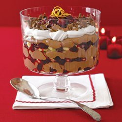 Cranberry and Chocolate Trifle