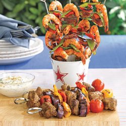 Soy-Glazed Shrimp Kebabs