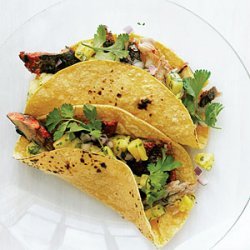 Grilled Sardine Tacos with Achiote, Lime, and Pineapple Salsa