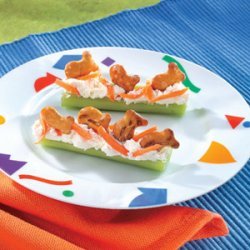 Celery Cheese Boats