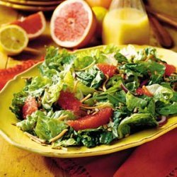 Salad with Red Grapefruit-Lemon Vinaigrette