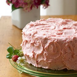 Triple-Decker Strawberry Cake