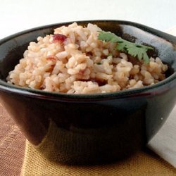 Pecan White and Brown Rice Pilaf