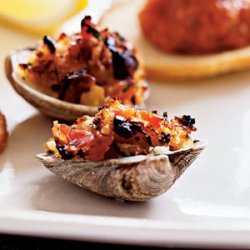 Clams Casino with Pancetta